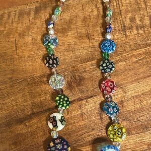 Multicolored beaded necklace